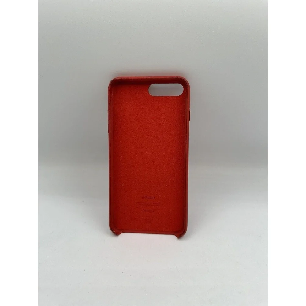 Apple iPhone 7-8 Plus Red Shock Proof Silicon Case Vintage minimalist 33-08